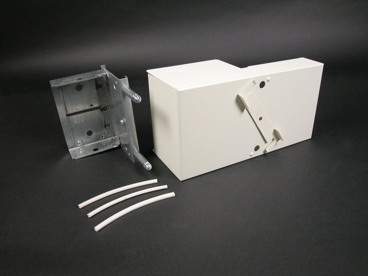 6000 To 4000 Take-Off Connector Fitting; 9-1/2 Inch Length x 4-7/8 Inch Width x 3-9/16 Inch Height, Steel, Gray