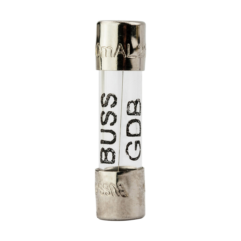 Eaton GDB Series Fast-acting fuse 0.100A, 250 Vac or less, 32 Vdc (self certified), GDB-100MA