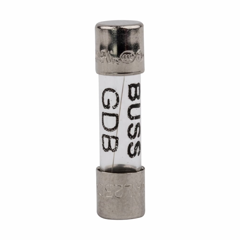 Eaton GDB Series Fast-acting fuse 2.50A, 250 Vac or less, 32 Vdc (self certified), GDB-2-5A