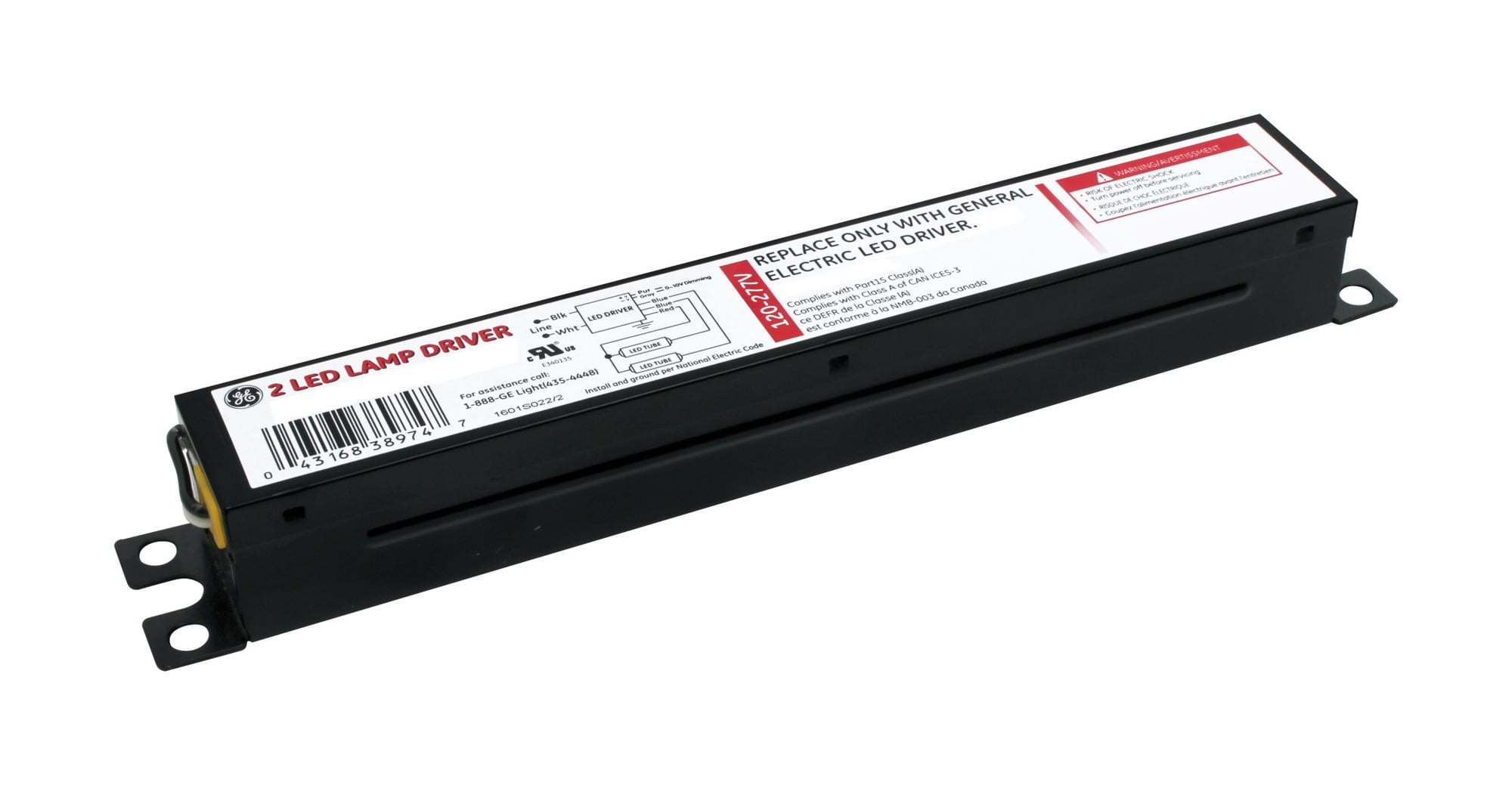 GE UltraMax, 50 Hz, Normal Ballast Factor, Instant Start, 9.5 IN Length, 1.7 IN Width, 1.2 IN Height