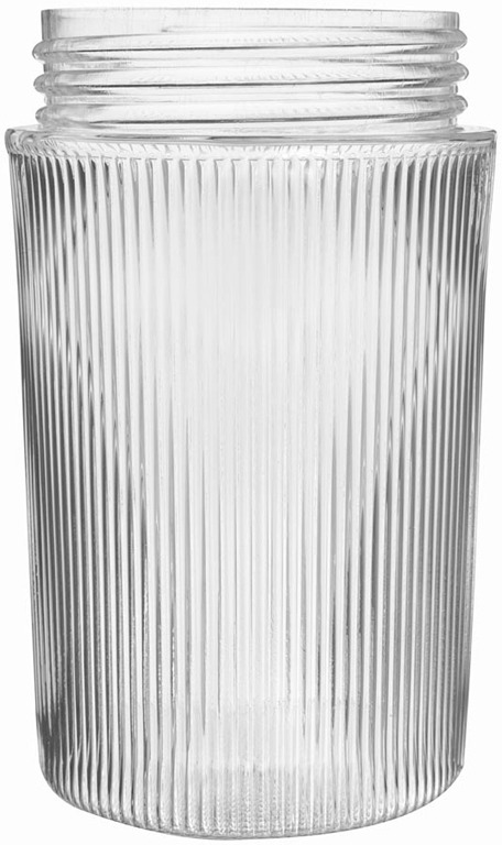 Vaporproof Permaglobe 100 Series Clear Prismatic Flat Bottom