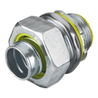 Kellems Wire Management, Liquidtight System, Straight Male Liquid Tight Connector, 1/2", Steel, Insulated