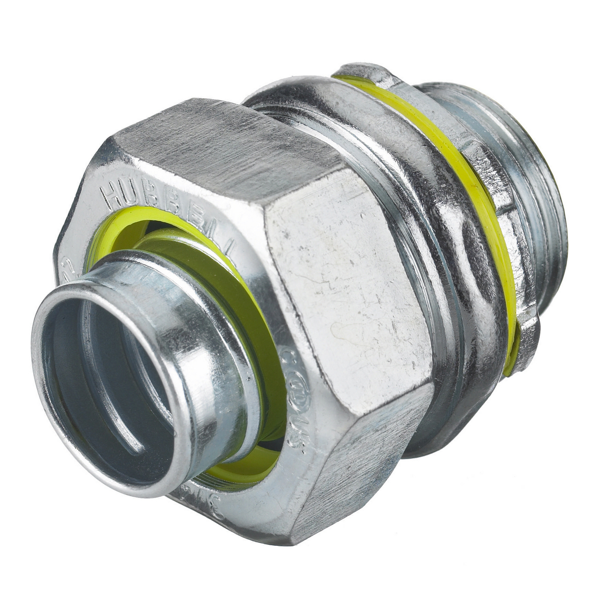 Kellems Wire Management, Liquidtight System, Straight Male Liquid Tight Connector, 3/4", Steel, Non-Insulated