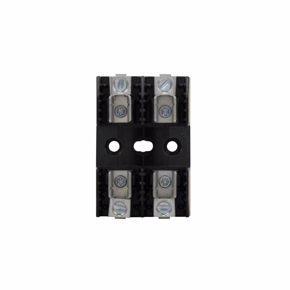 Fuse Block, 0.1-30A, 250V, Class H, Thermoplastic material, DIN rail mounting, Box lug connection, Two-pole, 10 kAIC RMS Sym. interrupt rating, #2-14 AWG (copper), #2-12 AWG (aluminum) wire size, H250 series