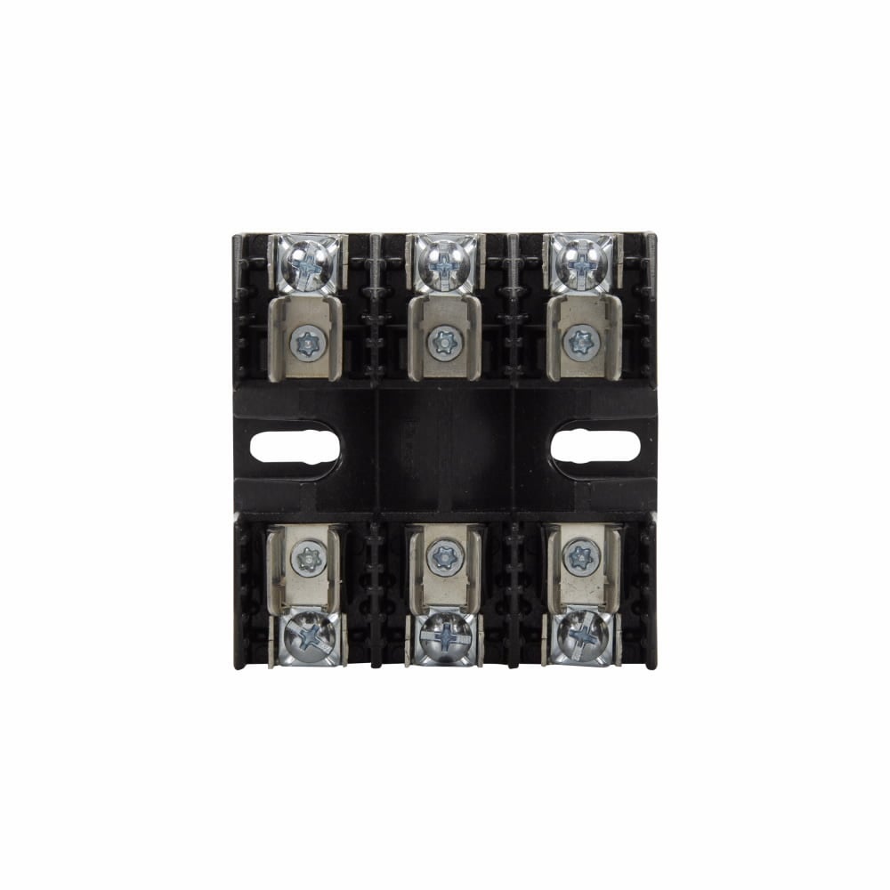Fuse Block, 0.1-30A, 250V, Class H, Thermoplastic material, DIN rail mounting, Pressure plate connection, Three-pole, 10 kAIC RMS Sym. interrupt rating, #10-18 AWG (copper) wire size, H250 series