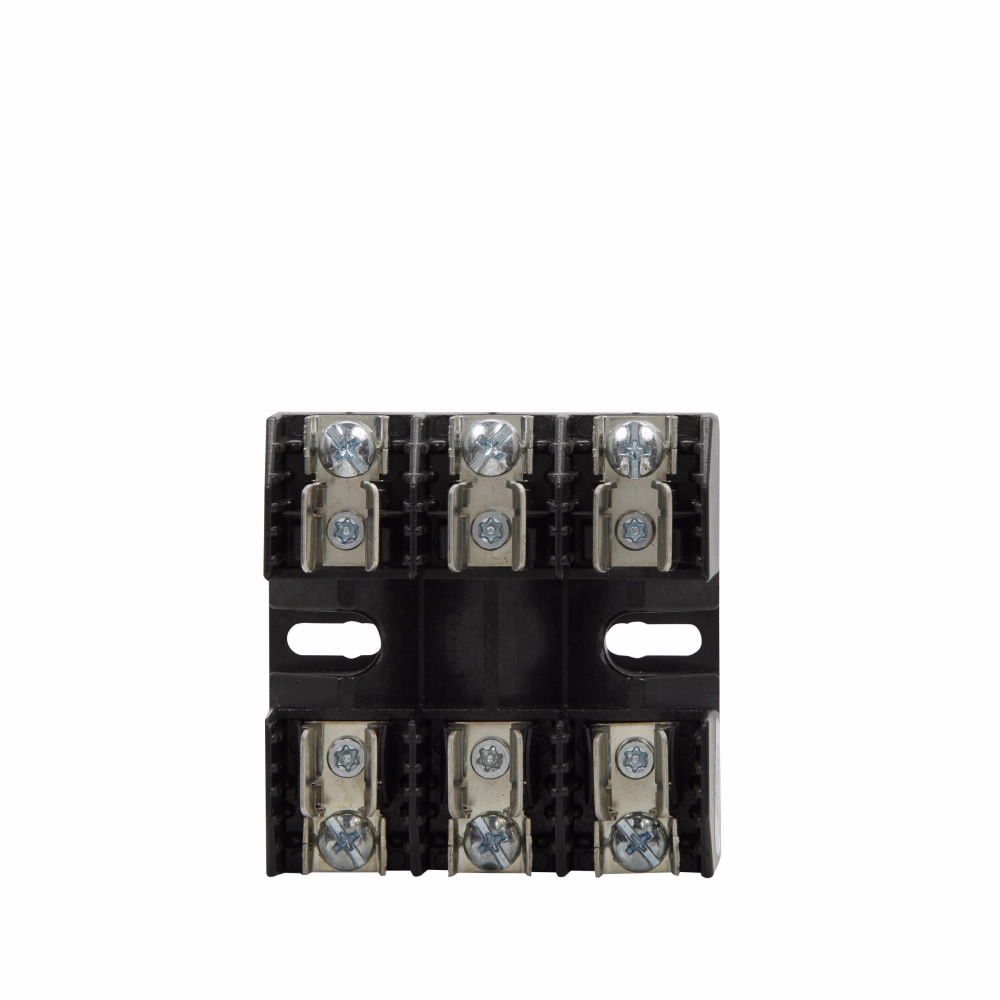 Fuse Block, 0.1-30A, 250V, Class H, Thermoplastic material, DIN rail mounting, Screw connection, Three-pole, 10 kAIC RMS Sym. interrupt rating, #10-18 AWG (copper) wire size, H250 series