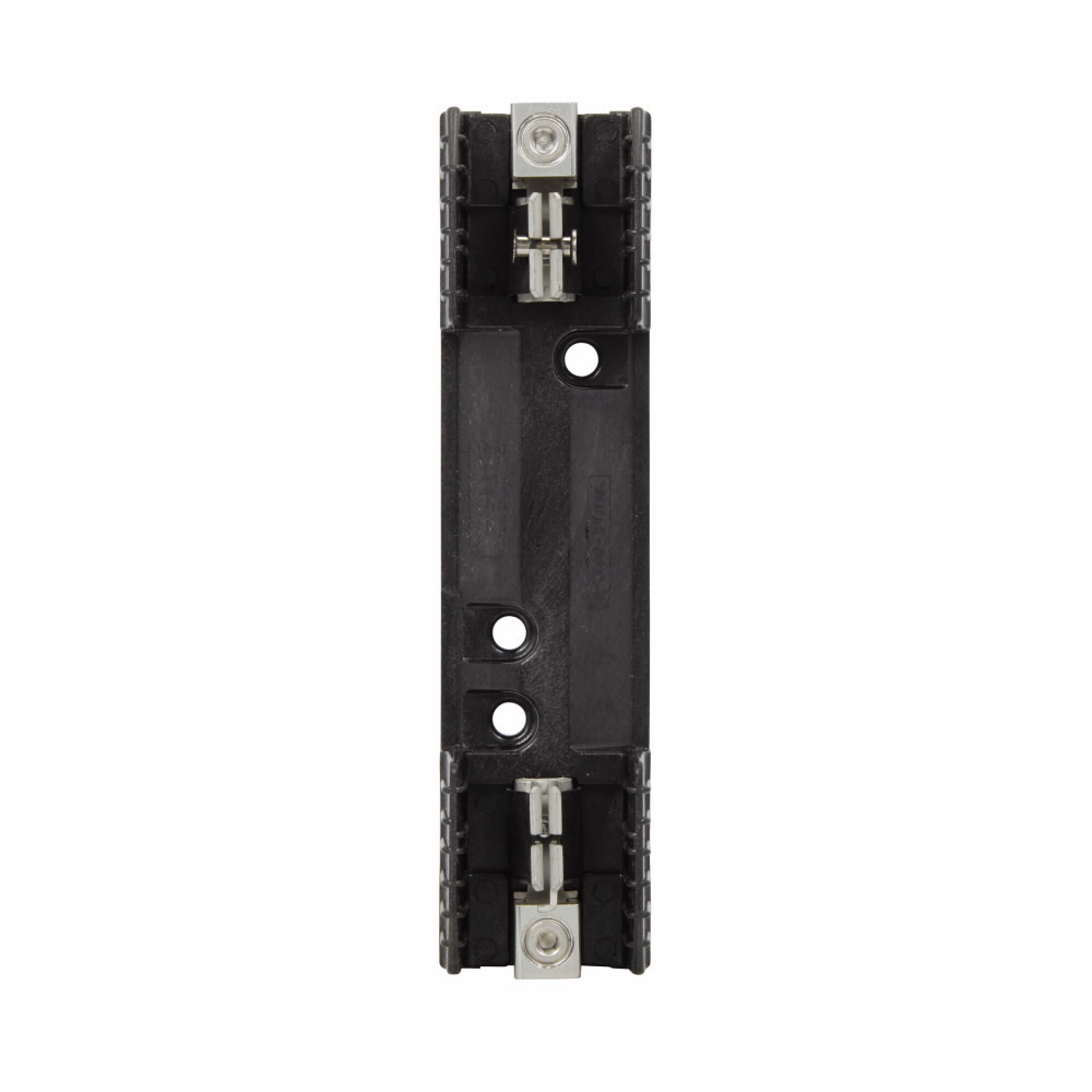 Eaton Bussmann series fuse block, 61-100A, 250 Vac, Class H, Thermoplastic material, DIN rail mounting 10 kAIC interrupt rating, 8 to 1/0 AWG (copper/aluminum) wire size, Used with NON and REN Fuse