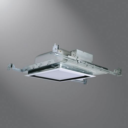 H2T Halo Air-Loc Square Recessed Lighting Housing, Incandescent Lamp, Non-Insulated Insulation, 120 V AC, 10-1/2 in Ceiling Opening, Aluminum Housing