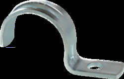 Jiffy Clip, Heavy Duty, One Hole strap, Fits 1/2" EMT Conduit, Zinc Plated
