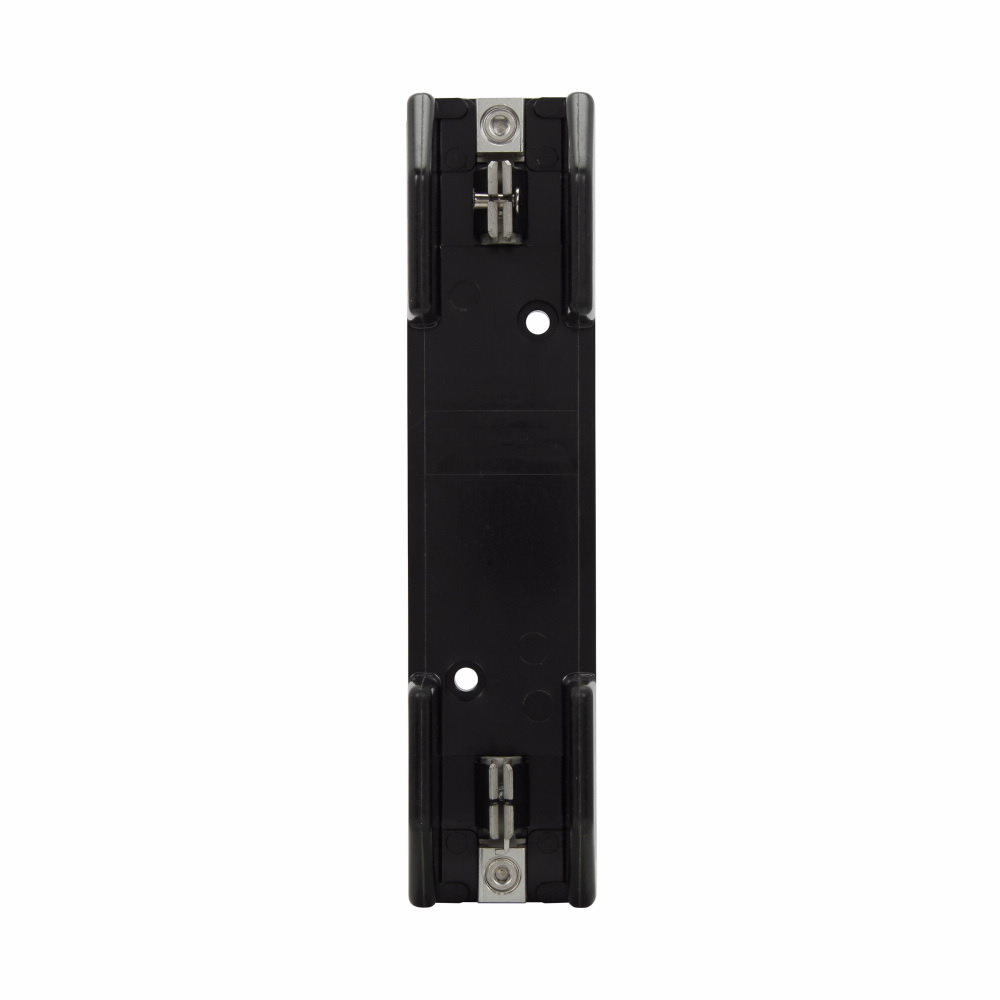 Eaton Bussmann series fuse block, 600 Vac, 600 Vdc, Class H, Thermoplastic material, Box lug/clip with reinforced spring connection, 10 kAIC interrupt rating, 8 to 1/0 (copper/aluminum) wire size, Used with NOS and RES Fuse, 61-100A