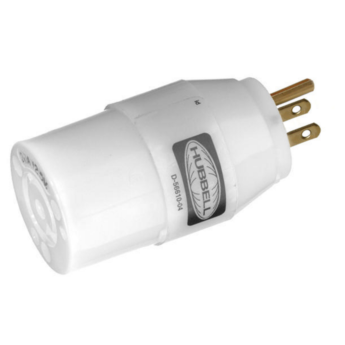 Nylon Convenience Adapter, NEMA 5-15P To NEMA L5-20R