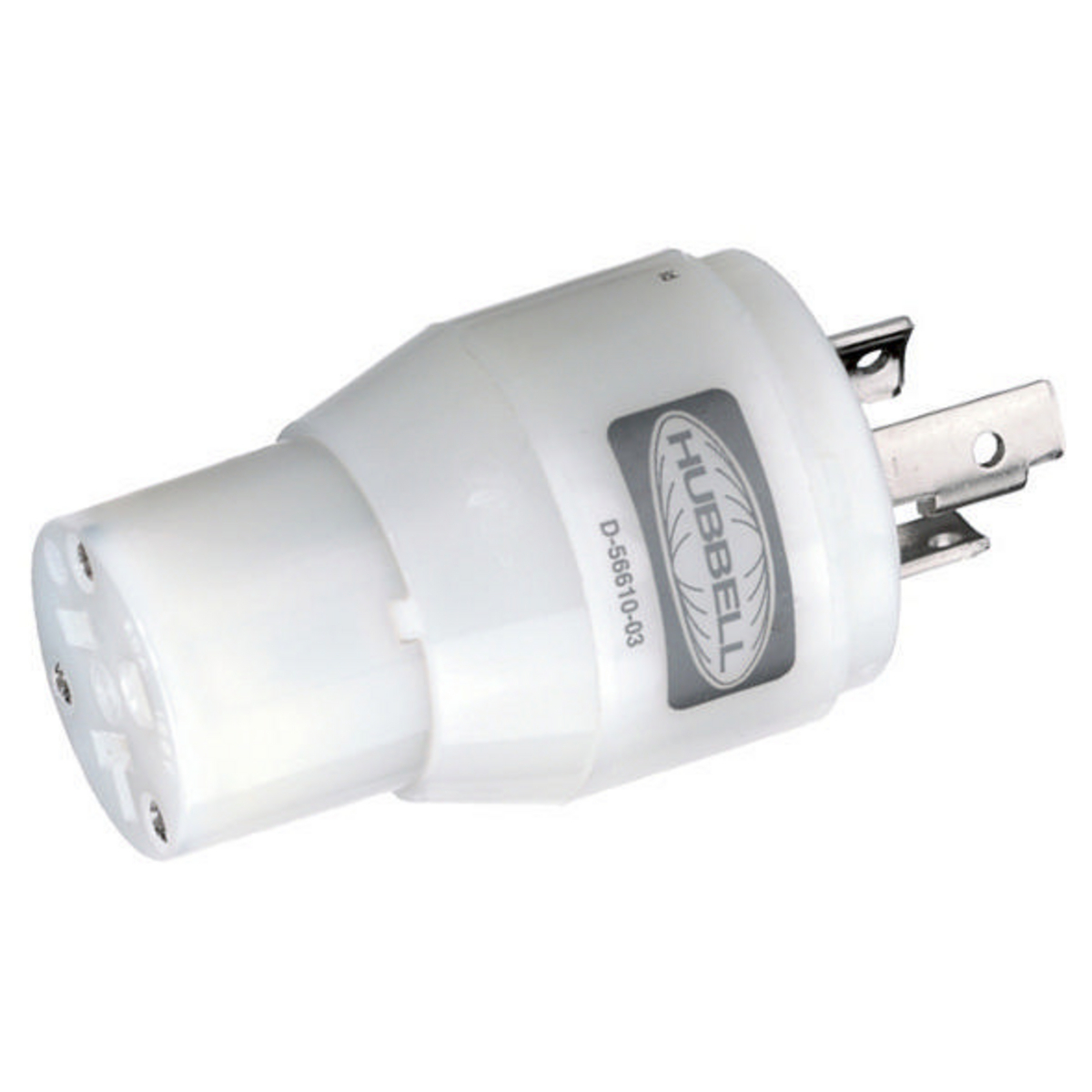 Adapter, Marine Use, NEMA L5-20P to NEMA 5-15R