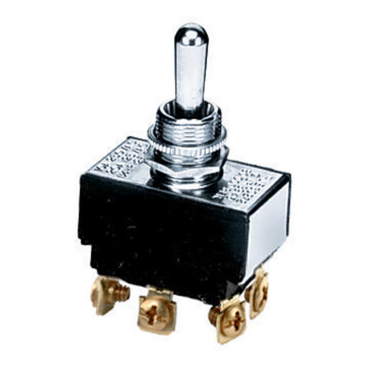 Switches and Lighting Controls, Commercial Grade, Panel Mount and Specialty Switches, Bat Handle Switches, Momentary Double Pole DoubleThrow Center Off 10A 250V/10A