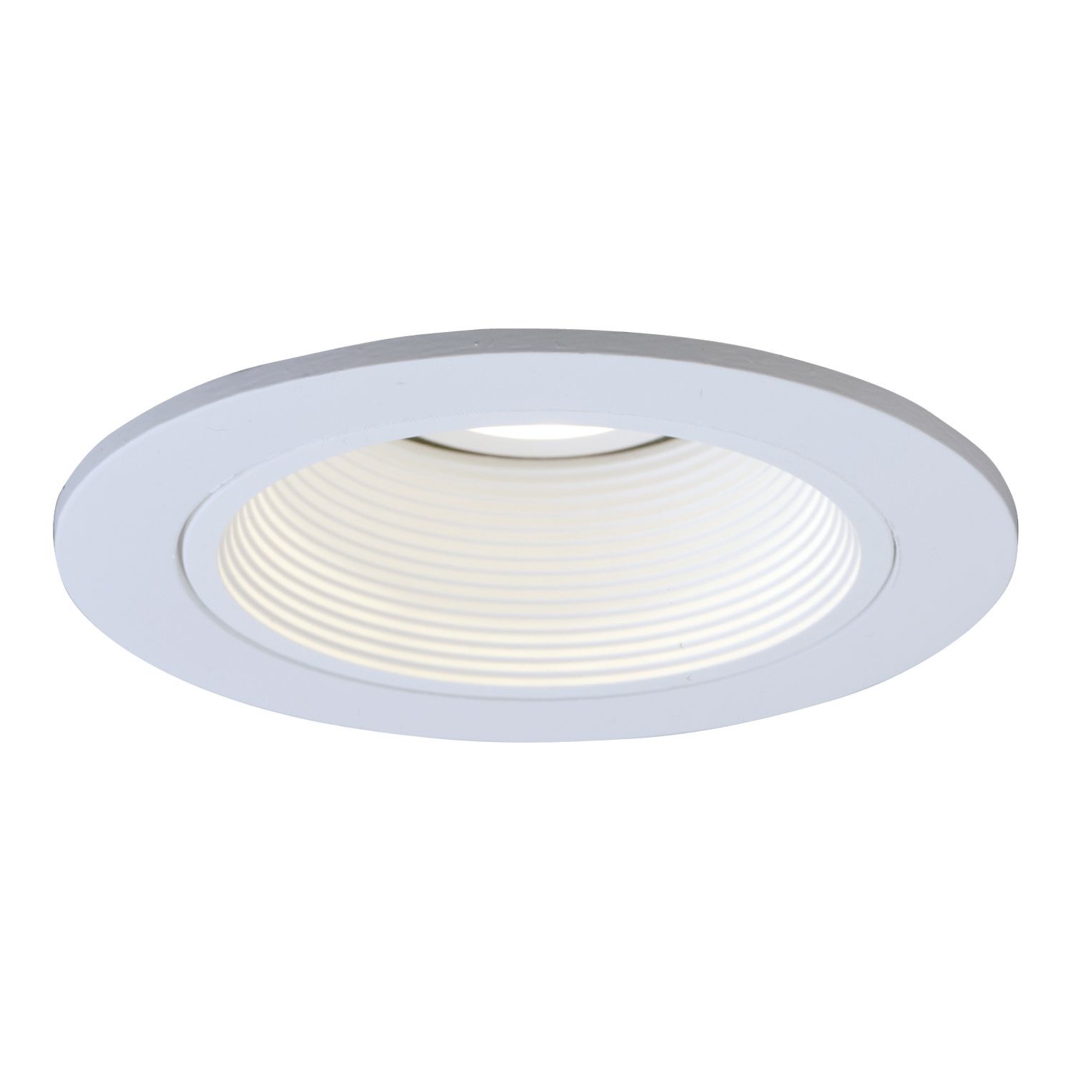 4" Trim Coilex Baffle White Trim with White Baffle, MR16