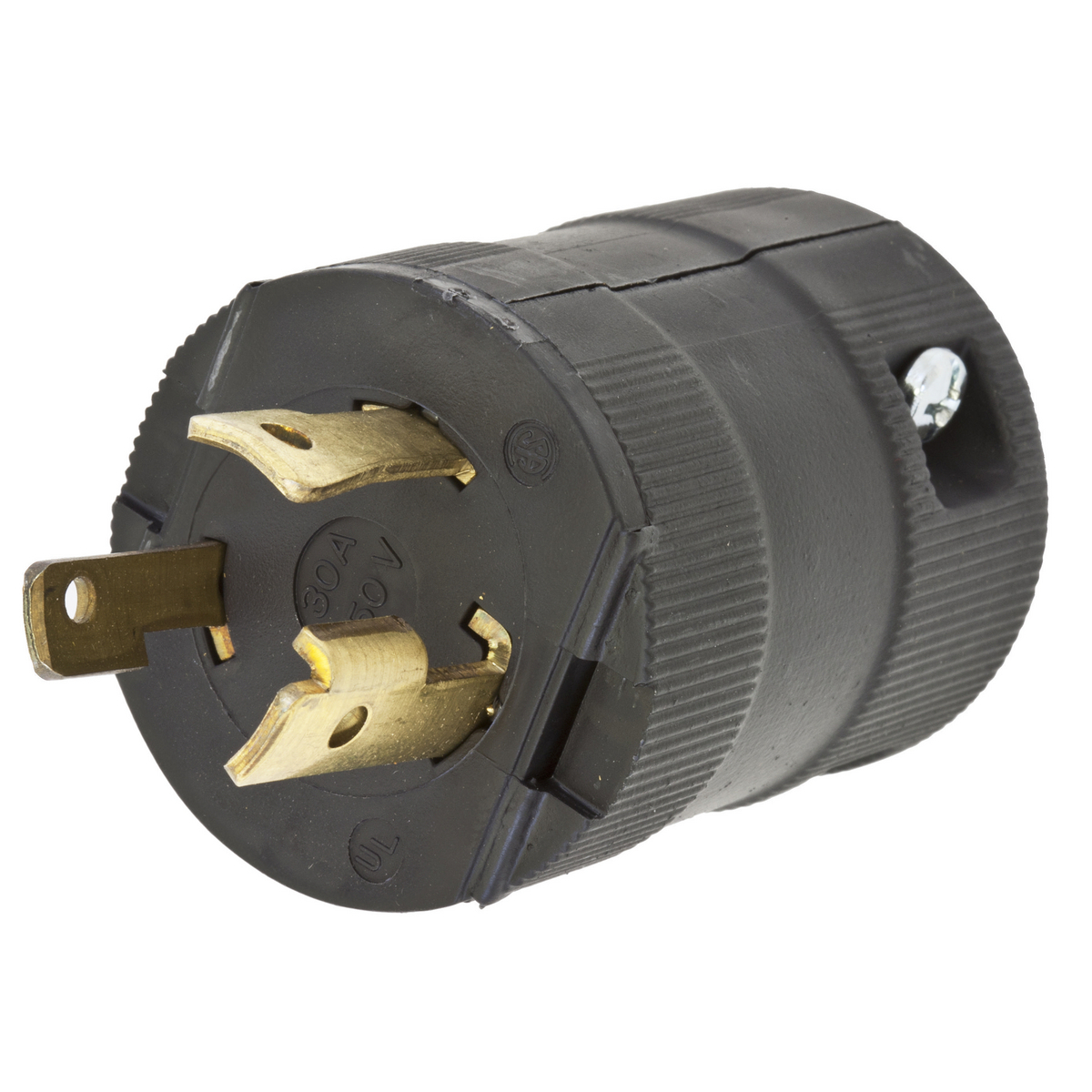 Twist-Lock Vasile, Plug, 30A 250V, 2-Pole 3-Wire Grounding, NEMA L6 Nylon