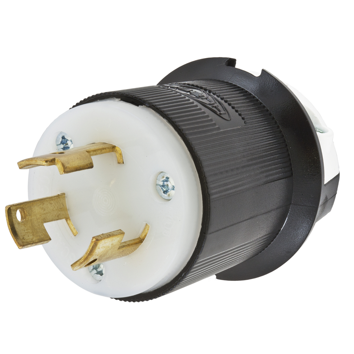 Twist-Lock Industrial Male Plug, 30A 250V AC, 3-Pole 3-Wire Non-Grounding, Non-NEMA, Screw Terminal