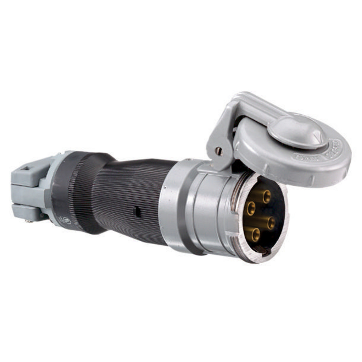 Heavy Duty Insulgrip Pin and Sleeve Devices, Industrial Grade Female Connector Body, 60A 600V AC, 3-Pole 4-Wire Grounding Style 2,Terminal Screws