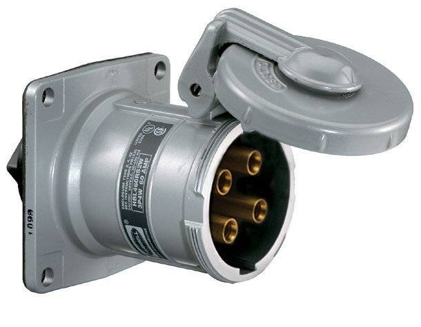PS, INS, RECP, 3P4W, 60A 600V, S1 REV