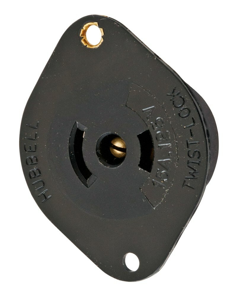 LKG FLG RCPT, MIDGET 15A 125V, ML-2R,NM
