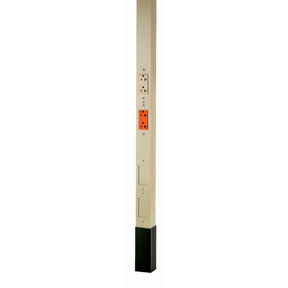 Aluminum Service Poles, 10'2", 1) IG 1) Duplex, Ivory