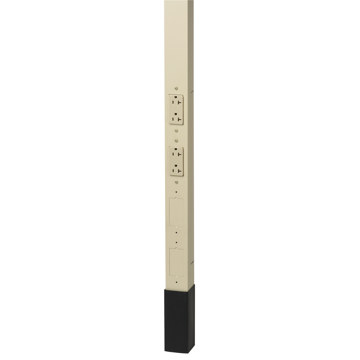 Aluminum Service Poles, 12'2", 2) Duplex, Ivory