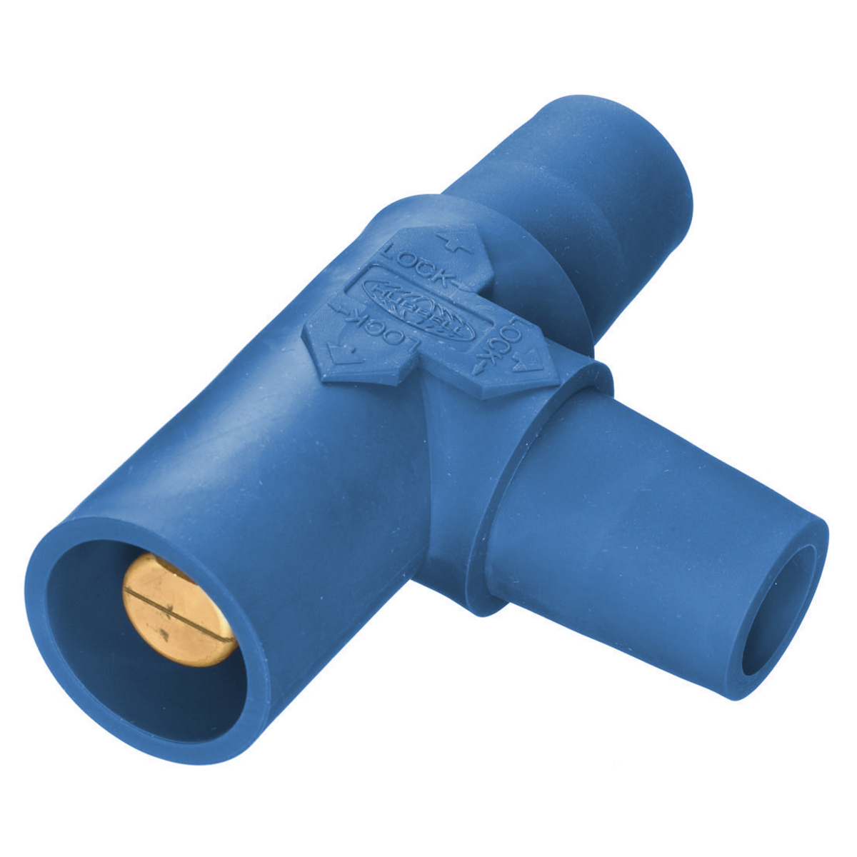 Heavy Duty Single Pole Industrial Grade, Female-Female-Male, Tapping "Tee", 300/400A 600V AC/DC, Single Conductor, Pre-Wired