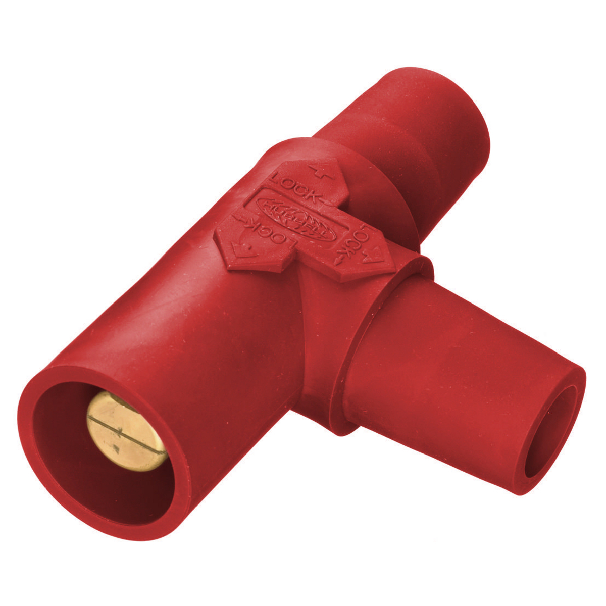 Heavy Duty Single Pole Industrial Grade, Female-Female-Male, Tapping "Tee", 300/400A 600V AC/DC, Single Conductor, Pre-Wired