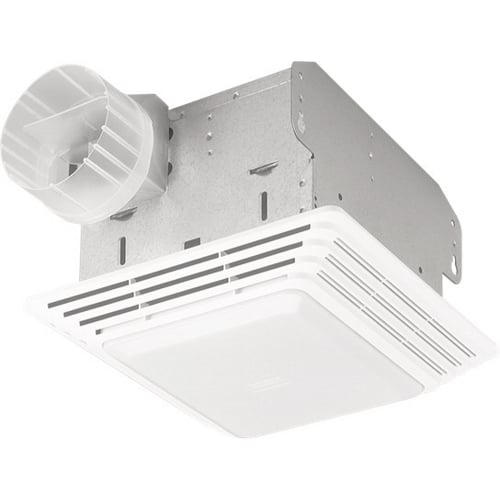 Broan Heavy Duty 80 CFM Ventilation Fan with Incandescent Light, 2.5 Sones
