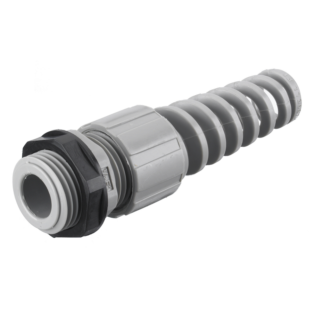 Kellems Wire Management, Cord Connectors, Junior with Spiral, .20"-.27", 1/4", Gray
