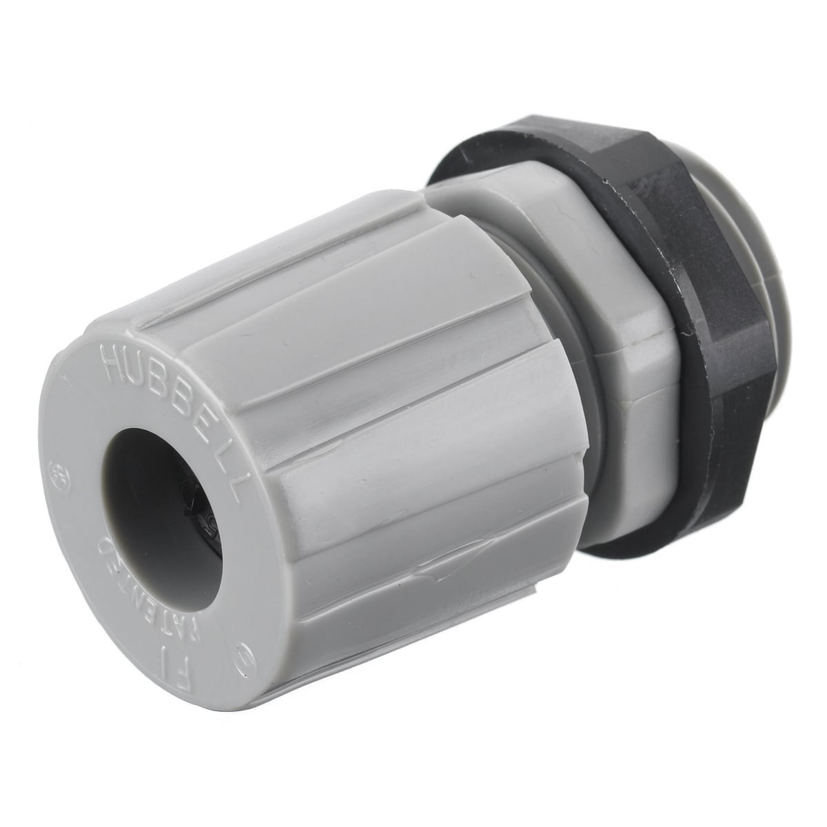 Kellems Wire Management, Cord Connectors, Junior, .19"-.25", 1/2" NPT, Gray