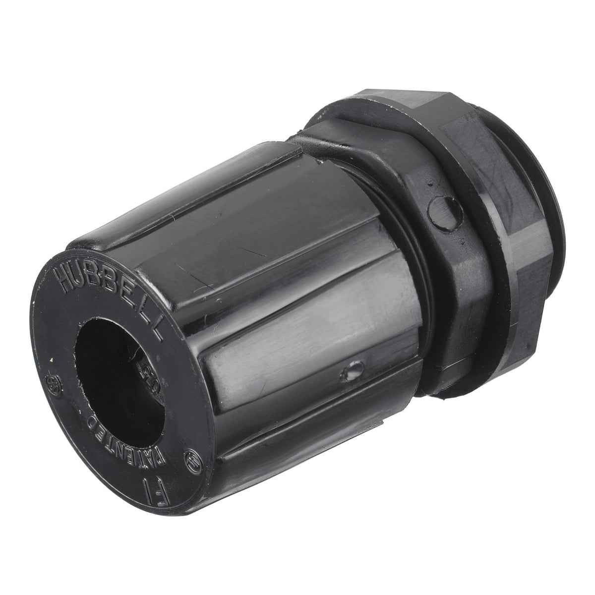 Kellems Wire Management, Cord Connectors, Junior, .31"-.38", 1/2" NPT, Black