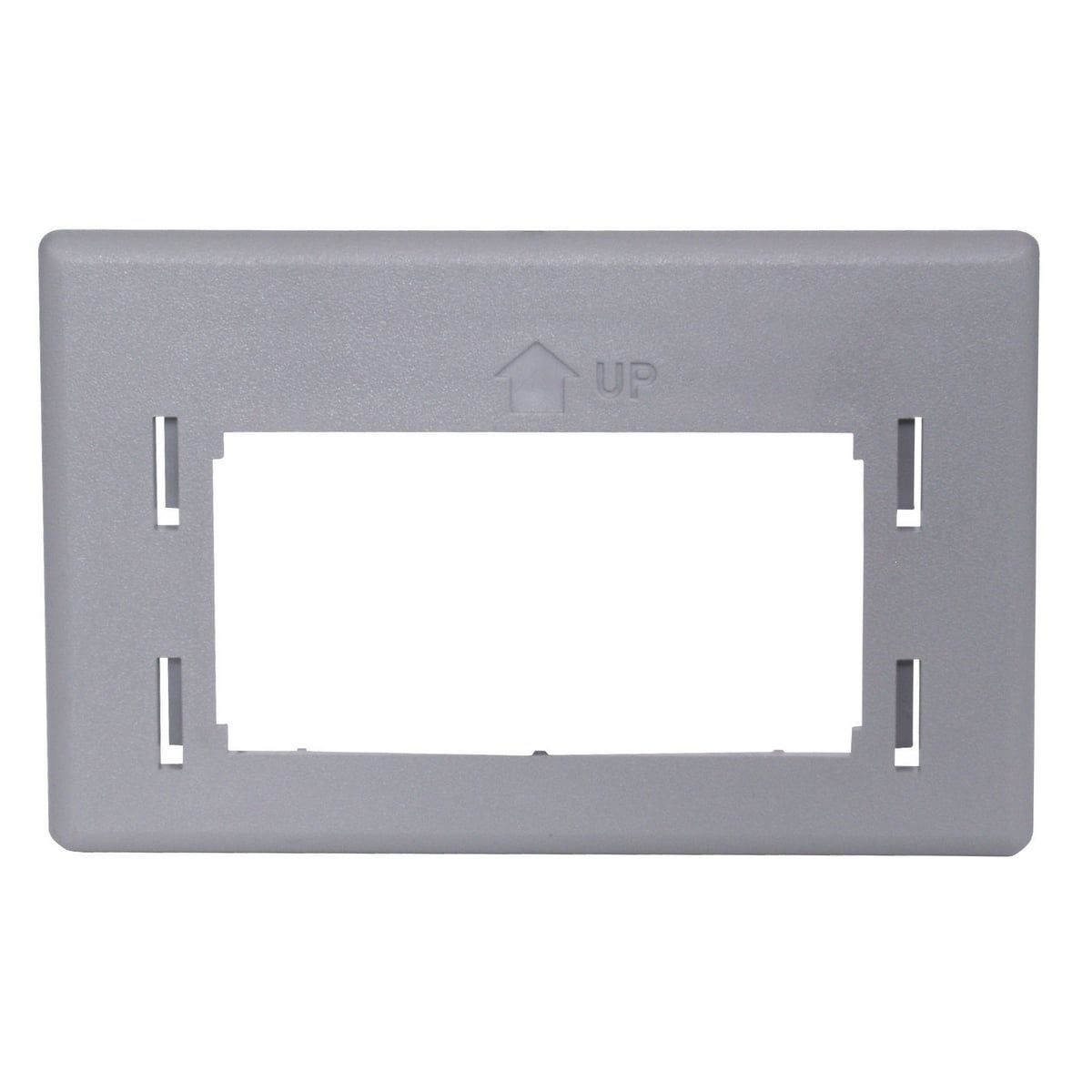 Phone/Data/Multimedia Hardware, Furniture Plate, Reducing Adapter, Herman Miller, Gray, 2.982" x 1.882"