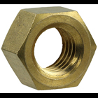 Machine Screw Hex Nut, Solid Brass construction, #10-32 thread size