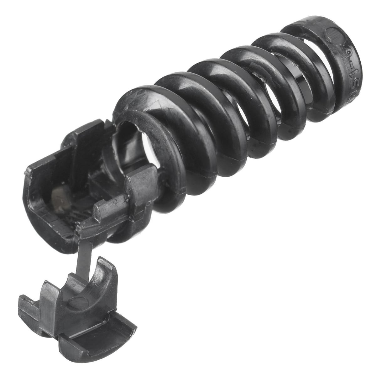 Kellems Wire Management, Cord Connectors, Junior, SNAP-IN, .32-.43", Black