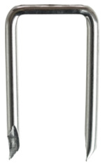 Non-Insulated Flat Top Cable Staples, 3 Conductor #10, #12 and #14 Non-Metallic Sheathed Cable, Bx, Mc and Other Cable, L x W: 1-1/4 x 9/16"