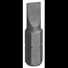 Insert Bit, #1 tip size, Slotted tip type, 1 in. overall length, Hex shank shape, #6 screw size