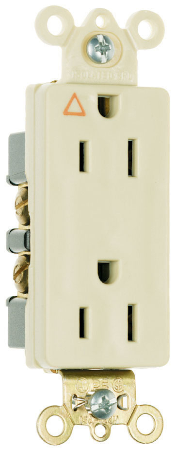 RECEPT DUP SPLEX 20A 125V S+B IG BK