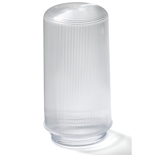 EPCO, Fixture Globe, Damp Location, Height: 8.375 IN, Width: 3.25 IN, Lamp Type: Incandescent,Fluorescent,LED, Material: Acrylic, Compatibility: A19 Incandescent Lamp,Medium Base Compact Fluorescent Lamp,LED Lamp