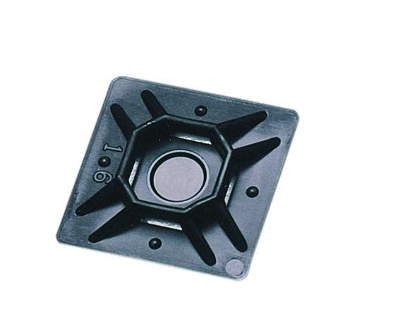 IDEAL, Mounting Pad, Mount Size: 0.990 IN Width X 0.200 IN Height, Material: Nylon, Color: Natural, Slot Height: 060 IN, Slot Width: 0.200 IN, Screw Diameter: #6