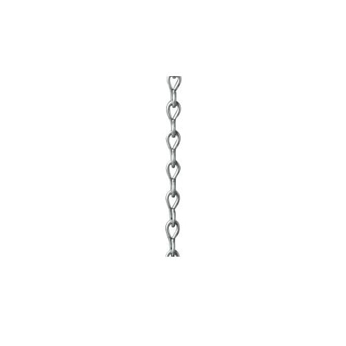 EPCO, Single Loop Jack Jain, Single Loop, Trade Size: 12, Length: 100 FT, Diameter: 0.105 IN, Inside Link Length: 75 IN (Per 100 Link), Working Load Limit: 29 LB/FT, Wire Thickness: 12 AWG, Break Test Load: 115 LB/FT, Weight: 8.5 (Per 100 Feet) LB, Spool