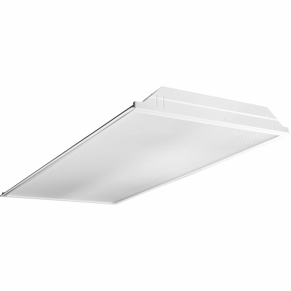 Dedicated T8 Lensed TrofferSize Type: 2x4, Number of Lamps: 3, Lamp Type: 4 foot, T8: linear fluorescent, Ceiling Type: Grid, Door type: white flush steel door, Lens Type: Pat #12 Acrylic Lens, Ballast Type: 3-Light electronic instant start T8 Voltage Rating: 120-277 VAC.