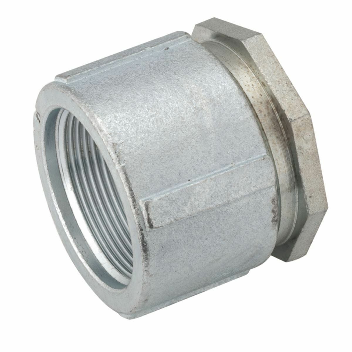 3 Piece Couplings Malleable Iron, 4 In. Trade Size