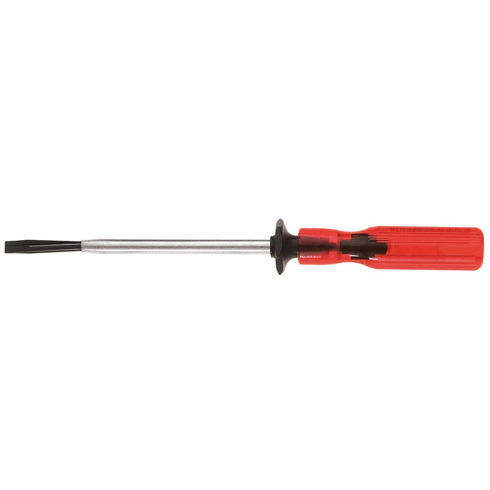 K36 Screw Holding Screwdriver, 1/4 in Slotted Point, Steel Shank, 9-3/4 in OAL, Plastic Handle, ANSI/ASME Specified
