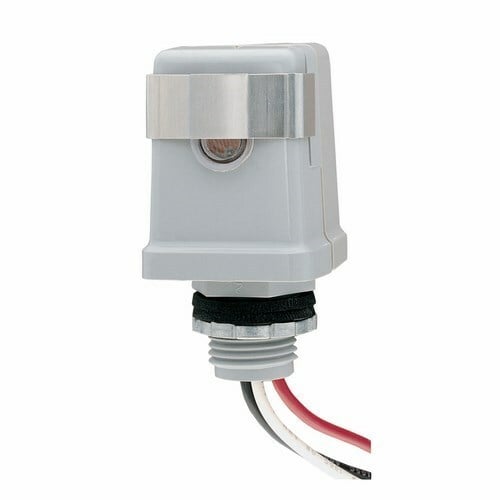 The 120 V 50/60 Hz. 1800 Watt "T" Stem Mounting The K4100 & K4400 Series Photo Controls feature stem mounting, thermal-type, controls with single and multi-voltage models. Thermal-type photo controls provide dusk-to-dawn lighting control and a delay action, which eliminates loads switching OFF due to car headlights, and lighting. The thermal-type controls feature a cadmium sulfide photocell and a sonic-welded polycarbonate case and lens to seal out moisture. The design utilizes a dual temperature compensating bimetal and composite resistor for reliable long life operation over ambient temperature extremes. These models are California Title 24 compliant.