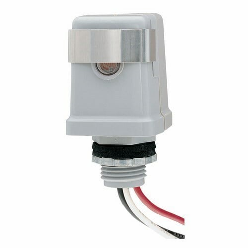 The 125 V 50/60 Hz. 3000 Watt "T" Stem Mounting The K4100 & K4400 Series Photo Controls feature stem mounting, thermal-type, controls with single and multi-voltage models. Thermal-type photo controls provide dusk-to-dawn lighting control and a delay action, which eliminates loads switching OFF due to car headlights, and lighting. The thermal-type controls feature a cadmium sulfide photocell and a sonic-welded polycarbonate case and lens to seal out moisture. The design utilizes a dual temperature compensating bimetal and composite resistor for reliable long life operation over ambient temperature extremes. These models are California Title 24 compliant.