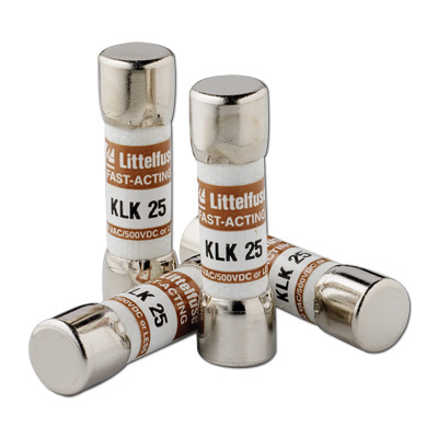 Fast-acting, high-interrupting capacity, current-limiting type fuse. Especially suited for control circuits, street lighting, H.I.D. lighting, computers, and other applications without high inrush currents.