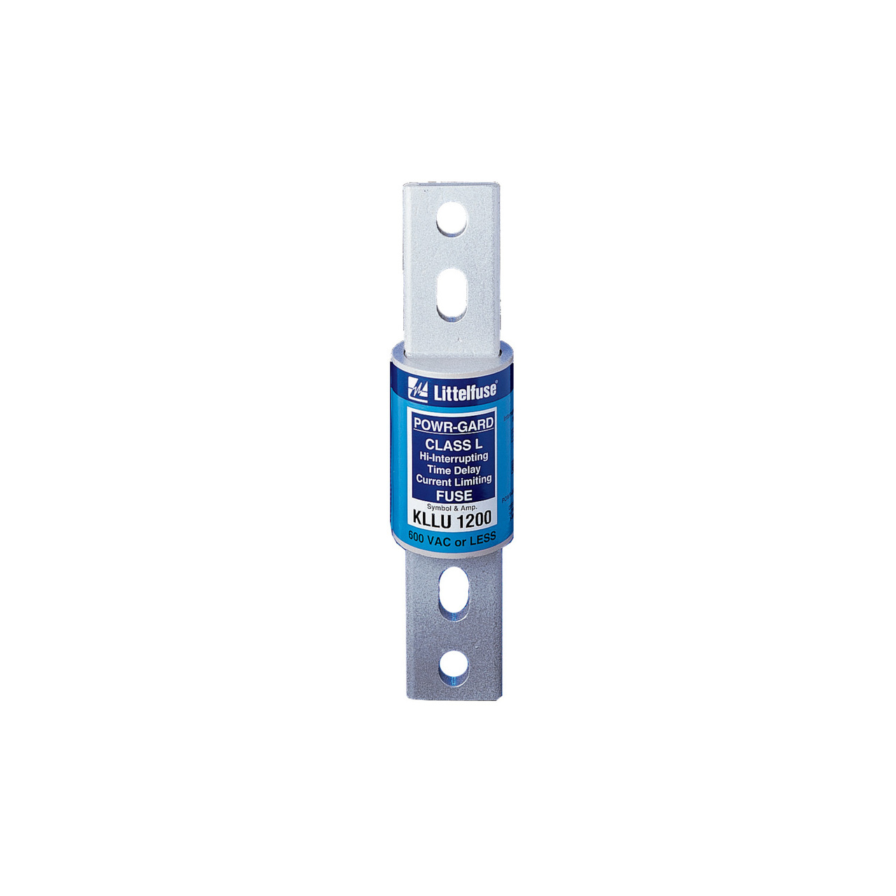 KLLU series UL Listed, time-delay, Class L are quality fuses in every sense of the word. They were developed to provide a somewhat lower priced alternate to the POWR-PRO KLPC series fuses. KLLU series fuses meet or exceed all UL requirements for Class L fuses. For superior protection and performance, specification-grade POWR-PRO KLPC series fuses are the recommended fuses.