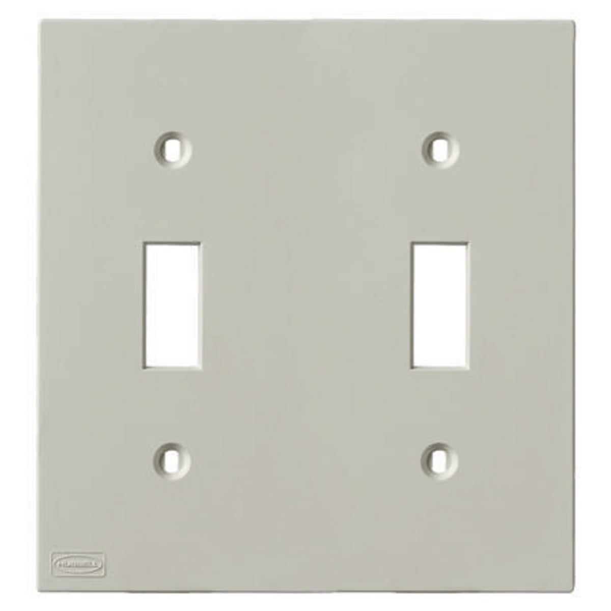 KP Faceplate 2 Gang, 2 Toggle Openings