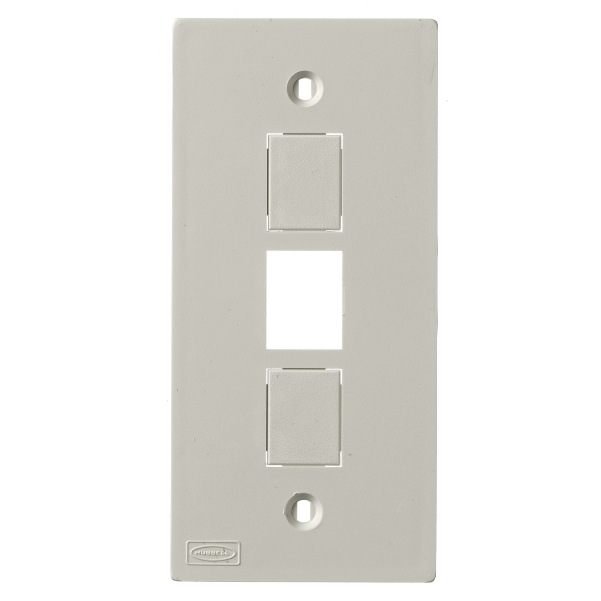 KP Faceplate 1-Gang, 3 Jack Openings