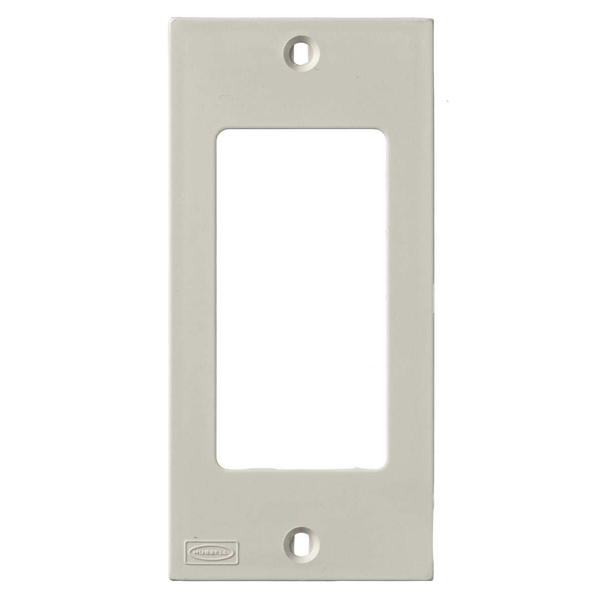 Hubbell Wiring Device Kellems, Device Plates and Accessories, Faceplate,KP Series 1-Gang, Styleline Opening, Office White